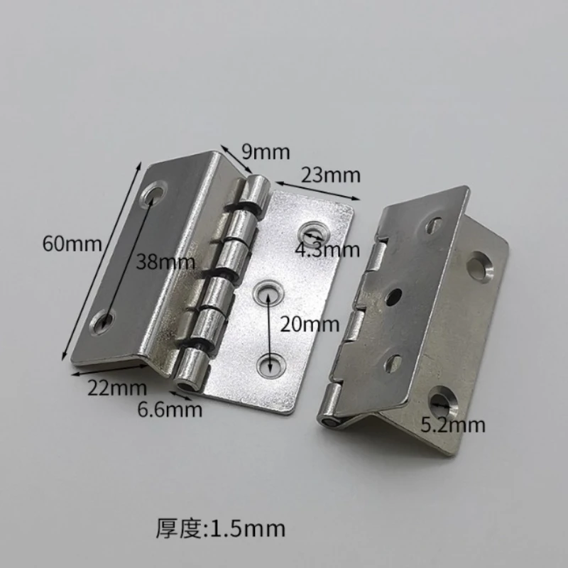 4 個の金属製シルバーキャビネットヒンジ 3 つの同等の折り - Cabinet Hinges のレビューと価格