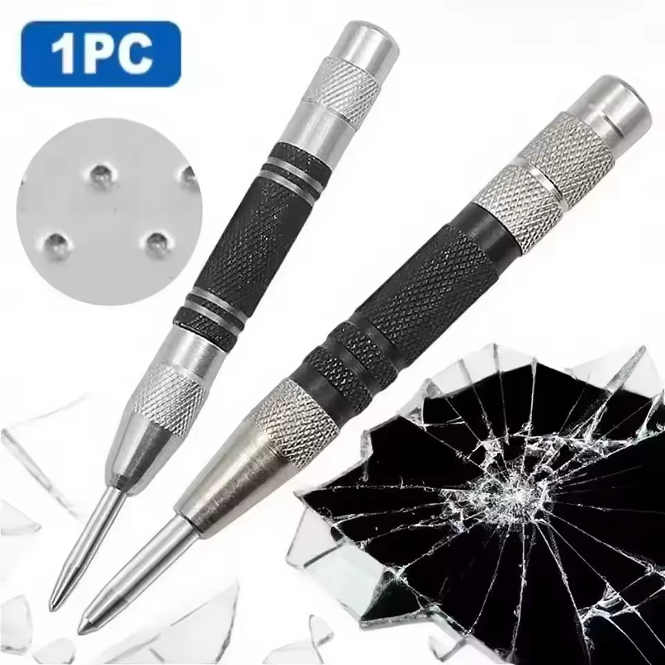 自動センターポンチ、穴あけマーカー、木材・金属・鋼材用、スプ - Drill Bits のレビューと価格