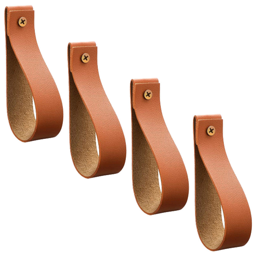 4個入り PU製カーテンロッド用ストラップフック、壁掛け式、 - Curtain Rods のレビューと価格
