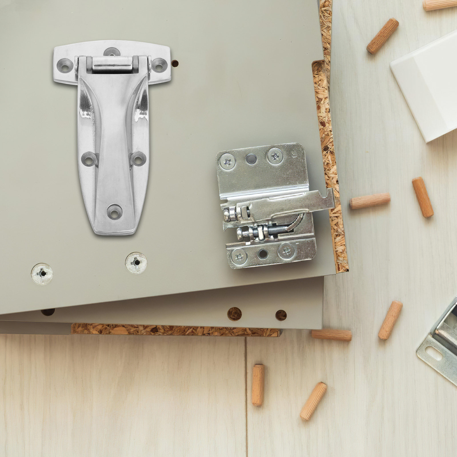 キャビネット、船舶、屋外、産業用途向けの頑丈なステンレス製T - Cabinet Hinges のレビューと価格